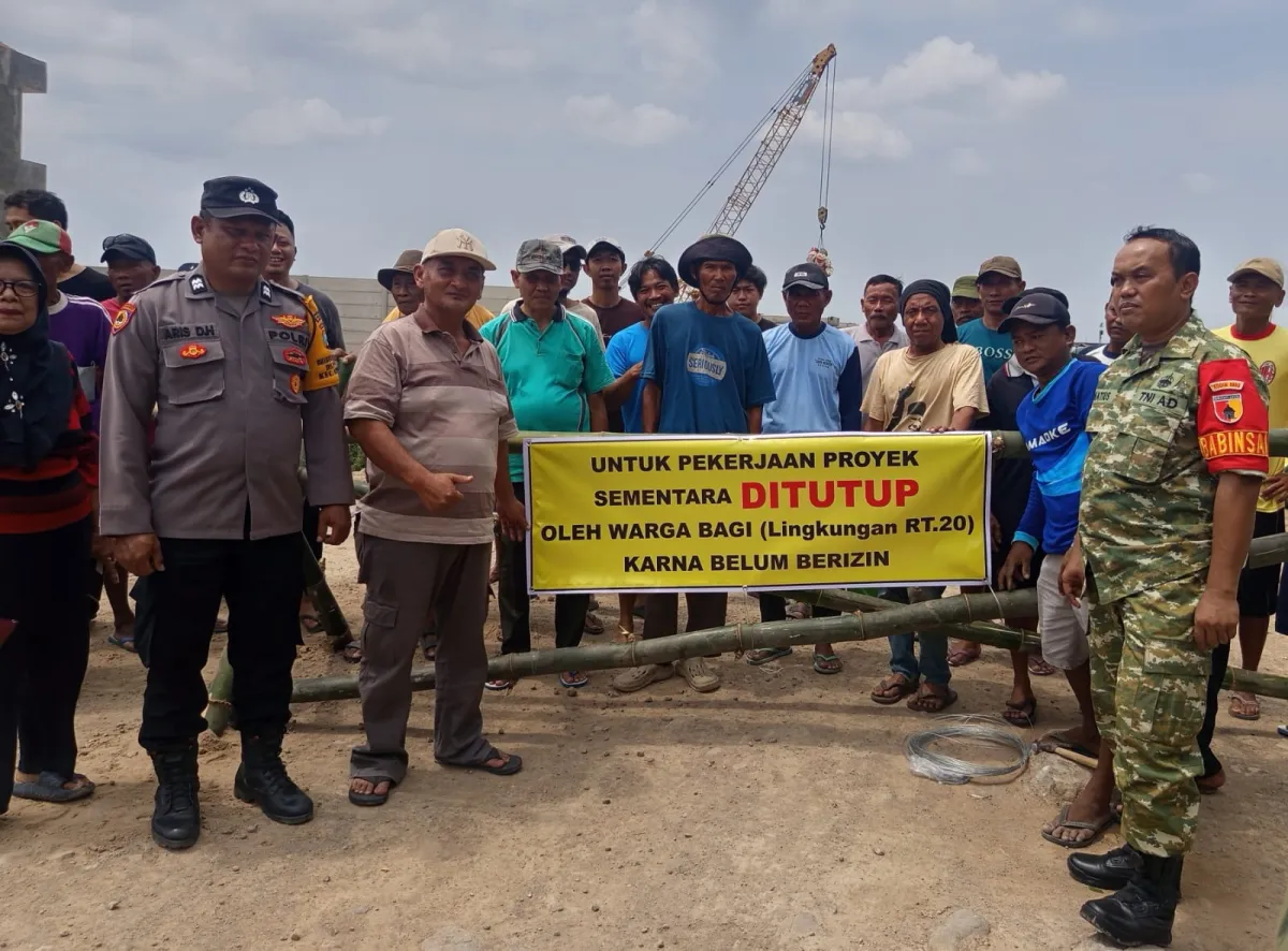 Pembangunan Diduga Pabrik Sepatu di Desa Bagi Tuai Protes, Warga Tuntut Kompensasi