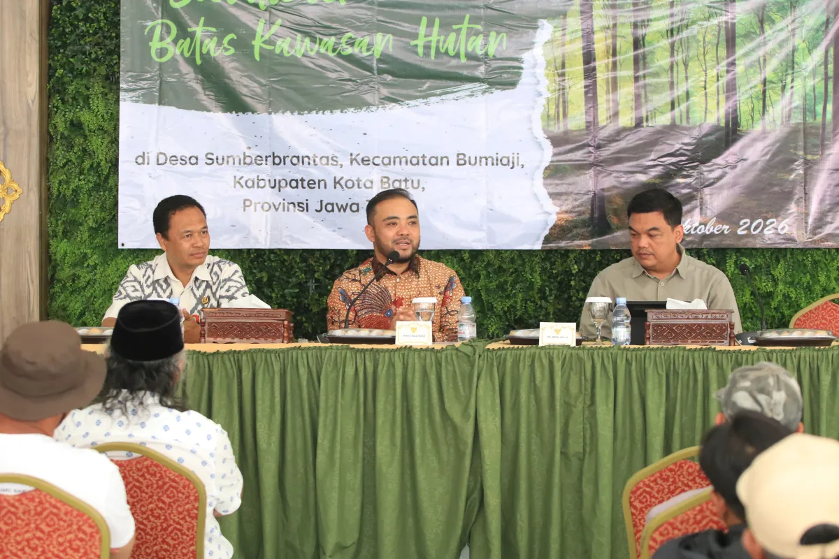 Pemkot Batu Terima Peta Kawasan Hutan Sumberbrantas dan Tulungrejo, Perjelas Kepastian Batas Wilayah