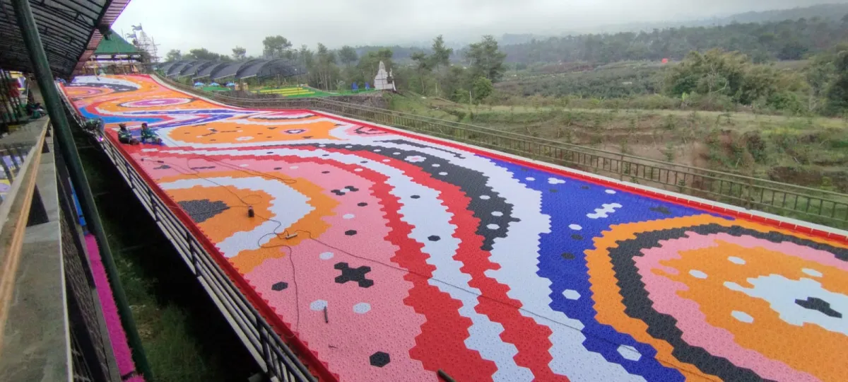 Mikutopia Siapkan Rainbow Slide 120 Meter, Sensasi Meluncur dengan Panorama Gunung Arjuno