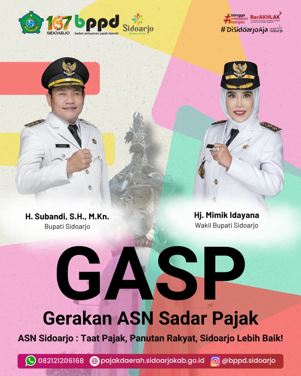 Bupati Sidoarjo Ajak Seluruh ASN Membayar Pajak Lebih Awal