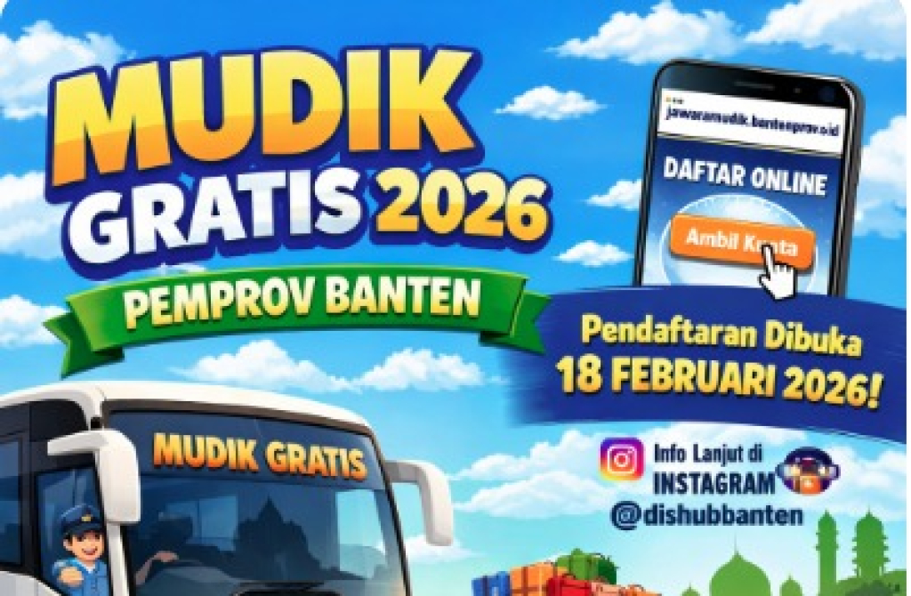 Pemprov Banten Buka Pendaftaran Mudik Gratis 2026, Ini Tata Cara dan Syaratnya