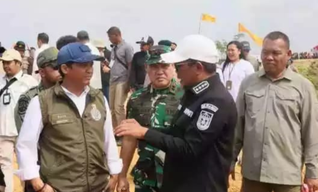 Kodam XIX/Tuanku Tambusai Dukung Peresmian Reforestasi Tahap I TNTN