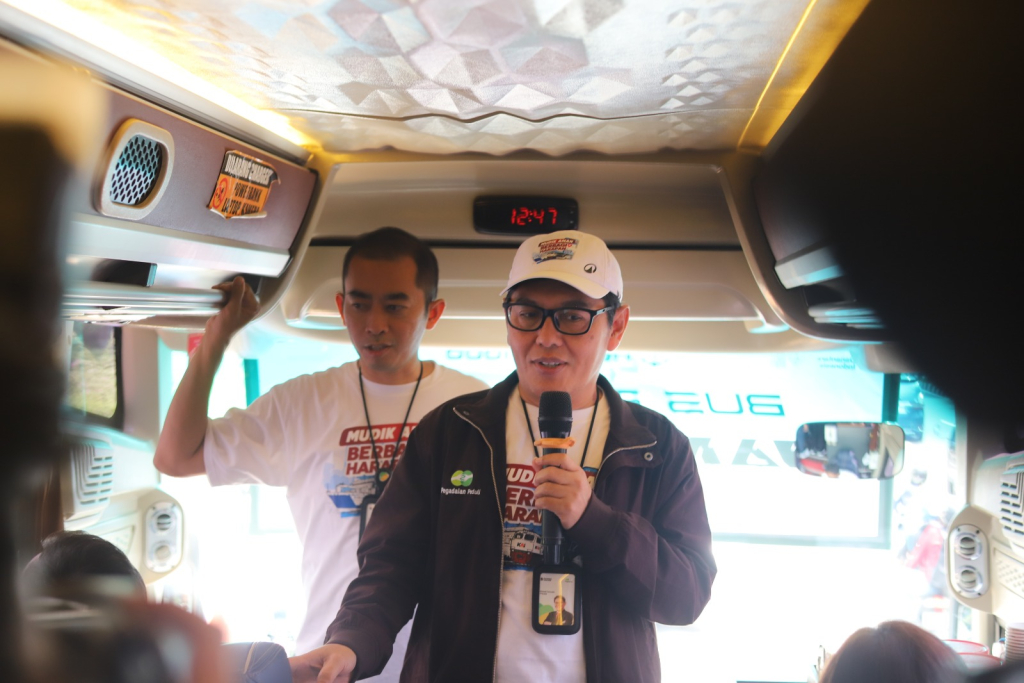 Mudik Aman Berbagi Harapan Bersama BUMN, Pegadaian Kanwil XII Surabaya Berangkatkan 310 Peserta Mudik