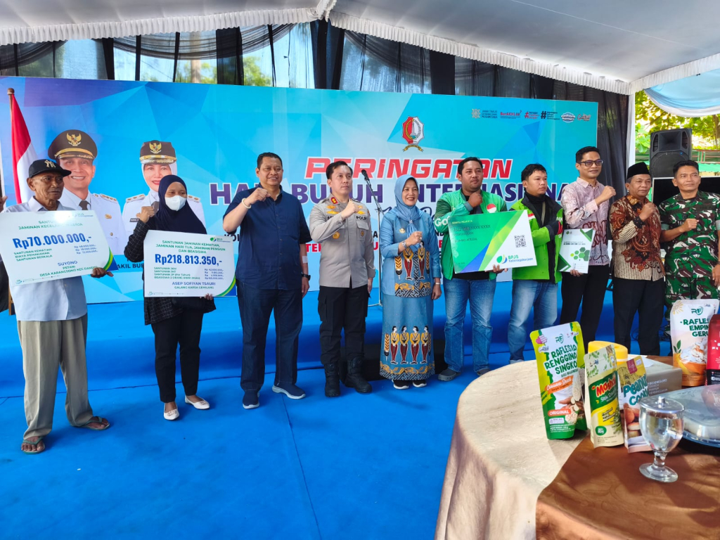 BPJS Ketenagakerjaan Bojonegoro Berikan Manfaat Program Hingga Rp288 Juta di MayDay