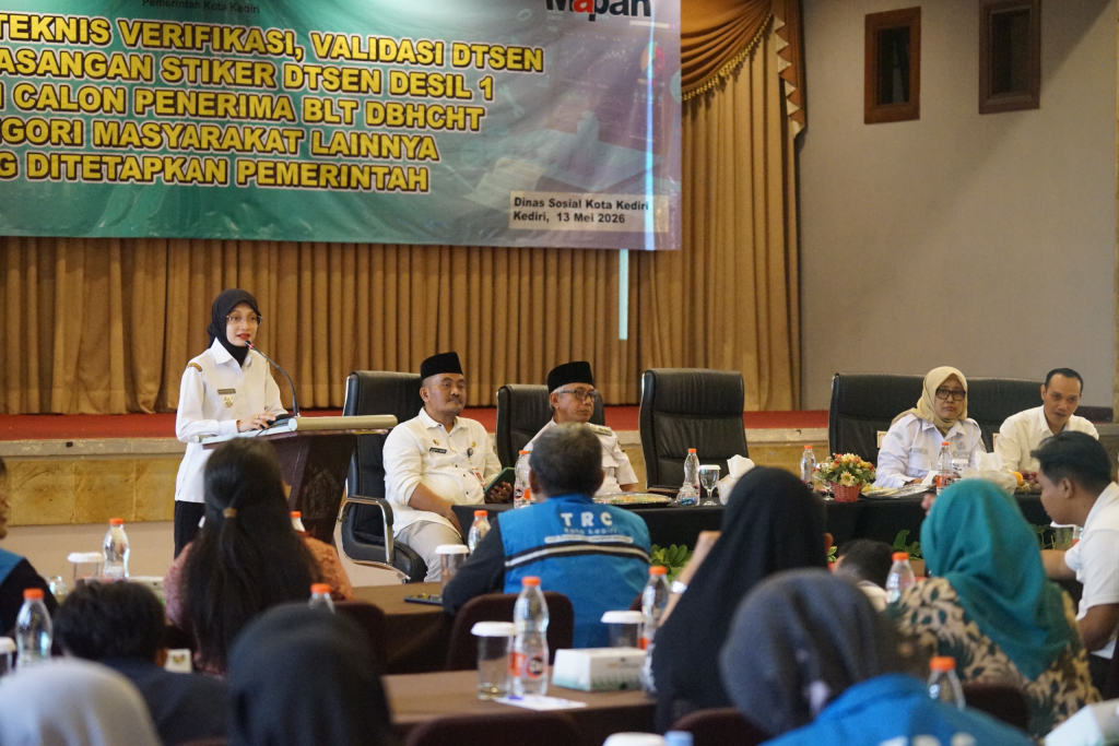 Pemkot Kediri Benahi Data DTSEN untuk Cegah Salah Sasaran Bansos