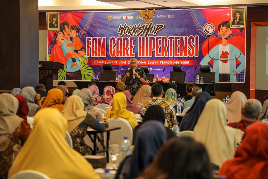 Tekan Risiko Hipertensi, Pemkot Kediri Libatkan Keluarga Dampingi Pasien