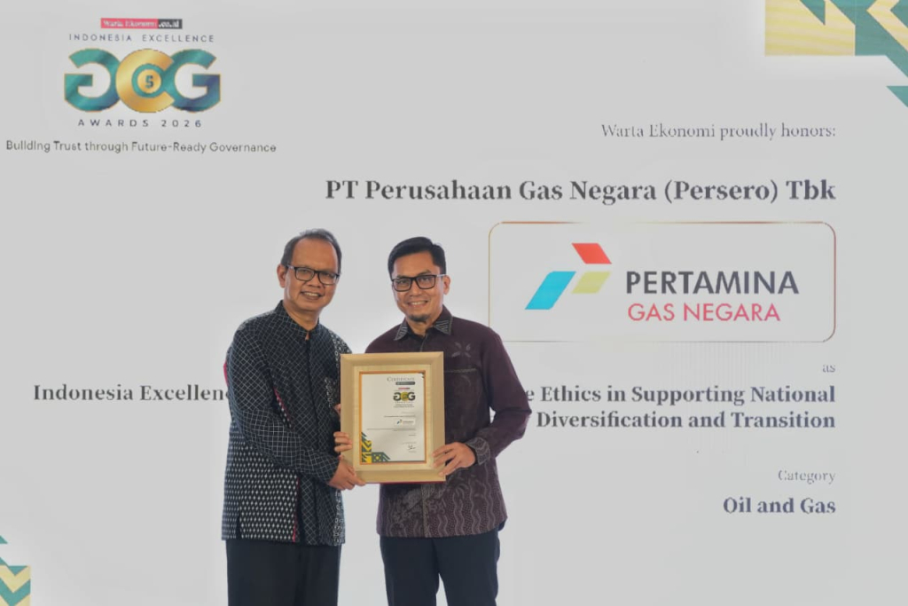 PGN Raih Penghargaan Indonesia Excellence Good Corporate Governance Awards 2026