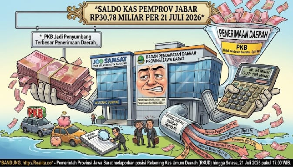 Segini Saldo Kas Pemprov Jawa Barat, Per 21 Juli 2026!