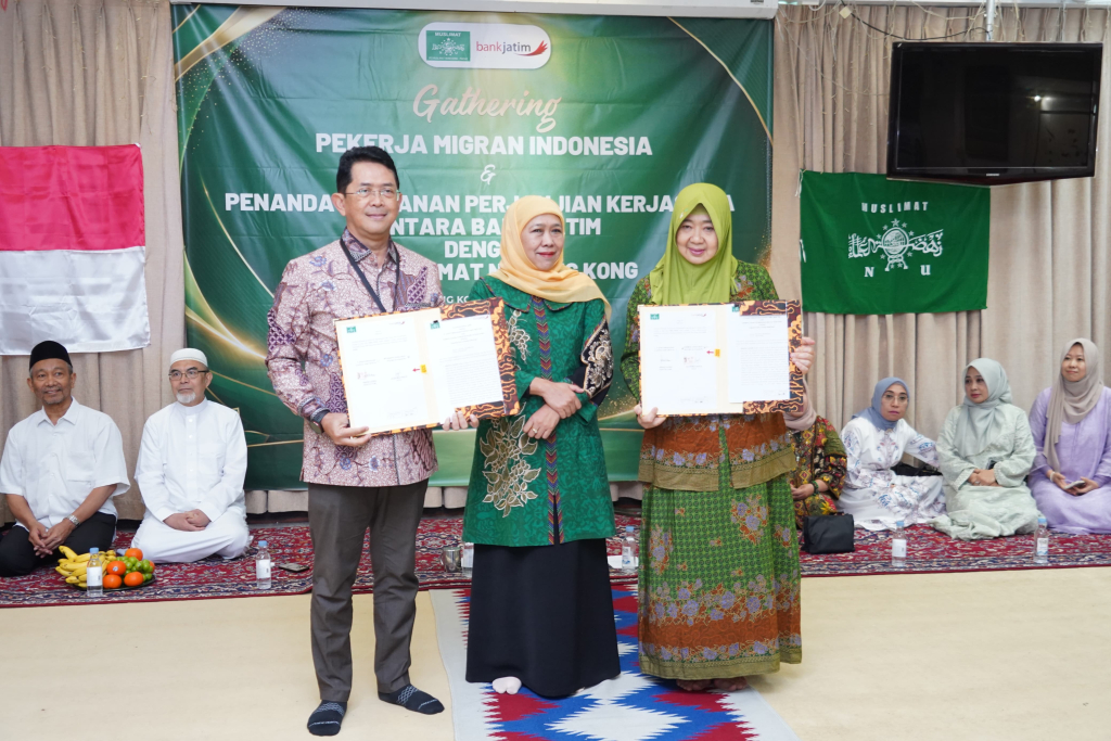 Bank Jatim - PCI Muslimat NU Hong Kong Kerja Sama Pemanfaatan Layanan Remitansi bagi PMI