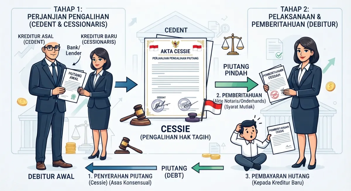 Edukasi Hukum: Apa Itu Cessie dan Kapan Pengalihannya Batal Demi Hukum?