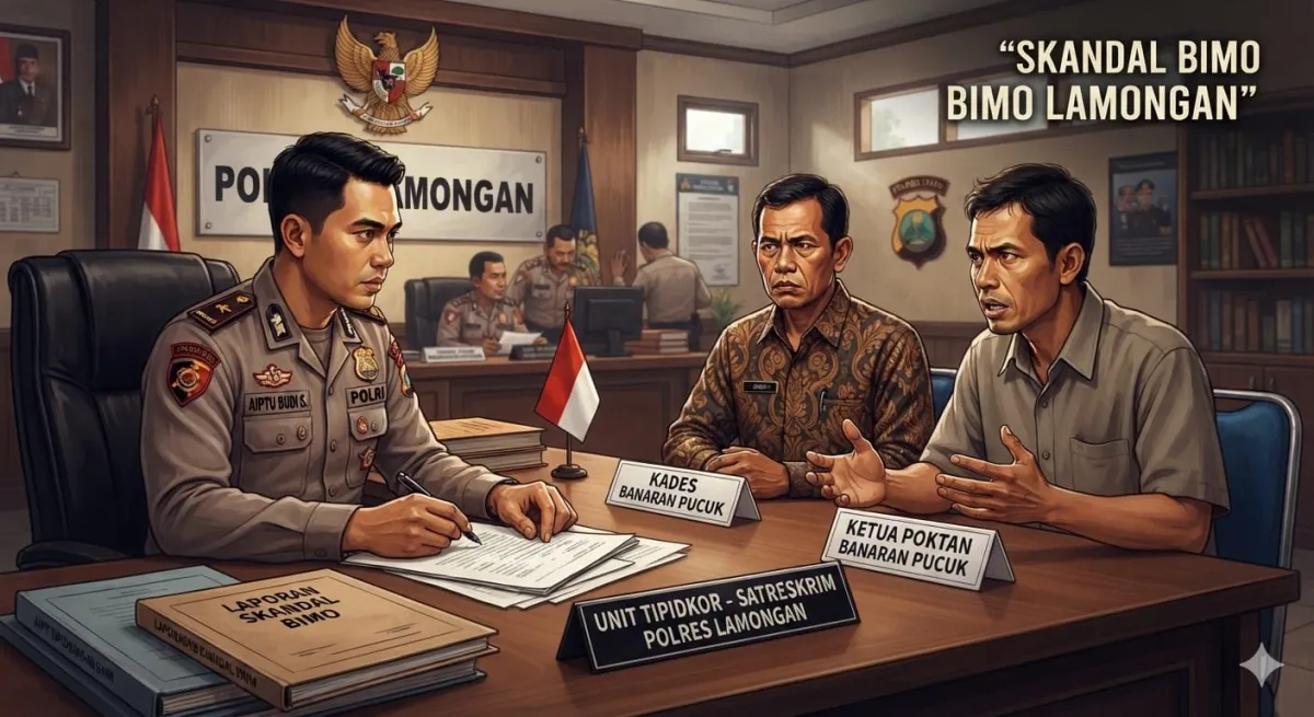 Polisi Periksa Kades Sumberejo dan Ketua Poktan Banaran, Dugaan Ijon Alsintan Rp125 Juta Didalami