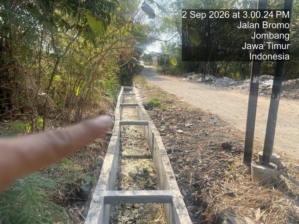 Proyek Pokir DPRD Jombang, Saluran Irigasi Rp135 Juta Dikerjakan Berkelok, Begini Kata Kepala Desa