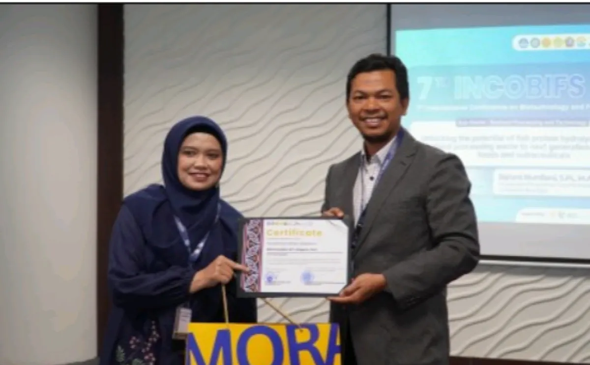 Dari Limbah Ikan Jadi Pangan Fungsional, Dosen FPIK UB Angkat Potensi Fish Protein Hydrolysates di INCOBIFS 2026 