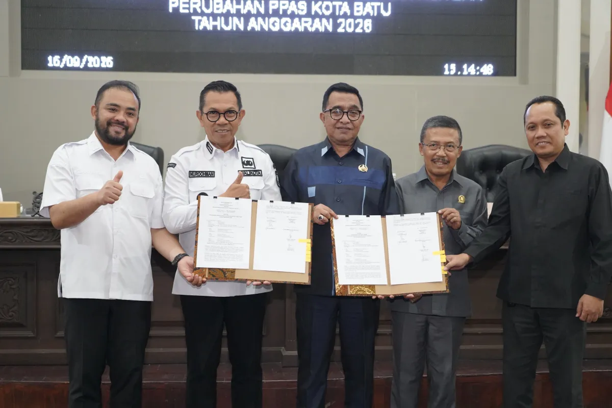 Pemkot dan DPRD Batu Sepakati Perubahan Anggaran 2026, Belanja Daerah Capai Rp1,05 Triliun