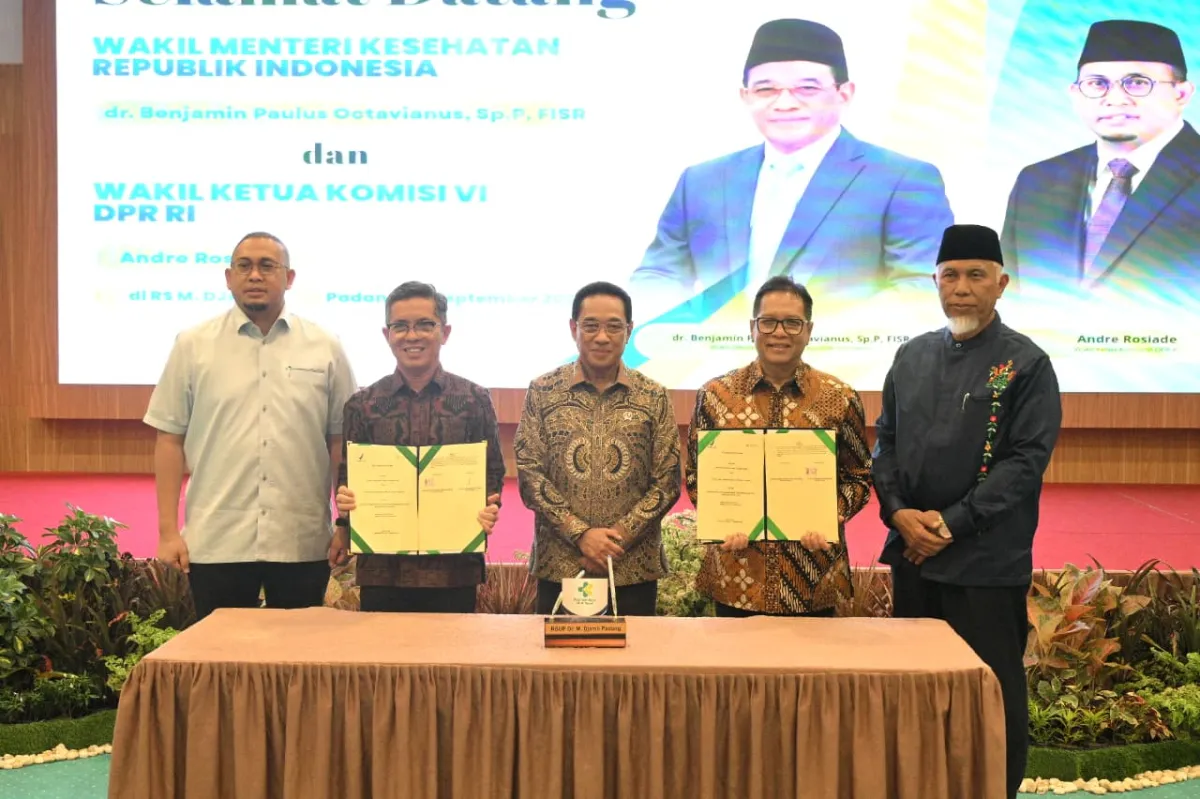 Gubernur Mahyeldi: Kolaborasi Lintas Sektor Perkuat Layanan Kesehatan Sumbar