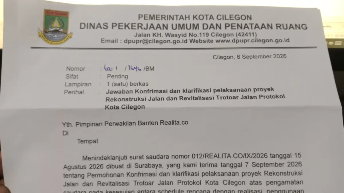 Material Kanstin Proyek Revitalisasi Trotoar Cilegon Dipertanyakan, BP2 TIPIKOR Soroti Pengawasan