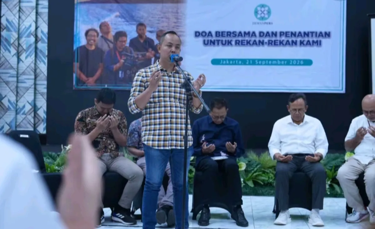 Dewan Pers Gelar Doa Bersama untuk 5 Jurnalis Yang Hilang Saat Liput Erupsi Gunung Anak Krakatau 