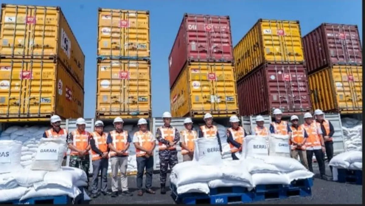 Bea Cukai Temukan Ratusan Ton Beras dan Garam Import Tak Sesuai Dokumen