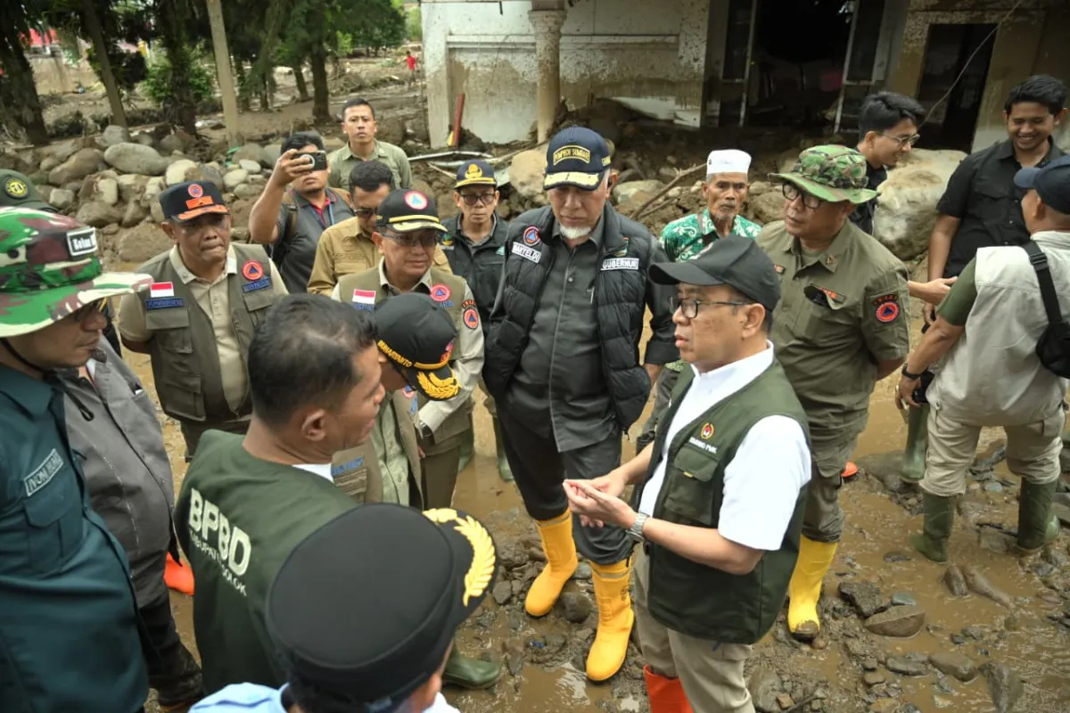 Menko PMK Tinjau Dampak Galodo Solok, Pemerintah Perkuat Penanganan dan Mitigasi