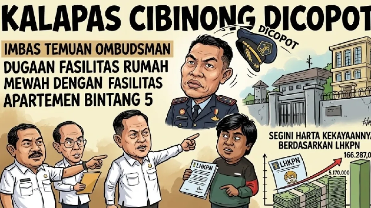 Dicopot Buntut Hunian Mewah di Lapas, Ini Profil Harta Wisnu Hani Putranto Kalapas Cibinong