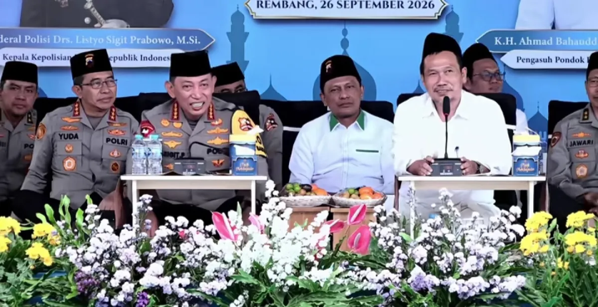 Kapolri Bersama Gus Baha Ajak Masyarakat Jaga Persatuan untuk Kemajuan Indonesia