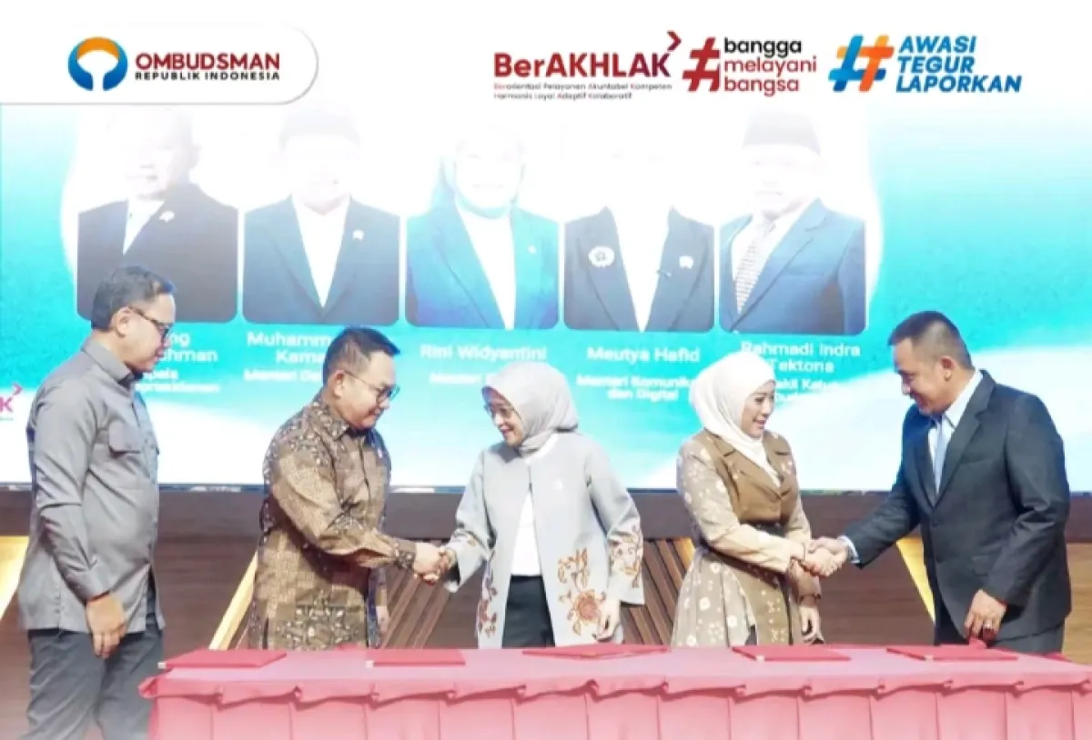 Ombudsman RI Perkuat Pengawasan Eksternal SP4N-LAPOR, Teken MoU dengan 4 Lembaga