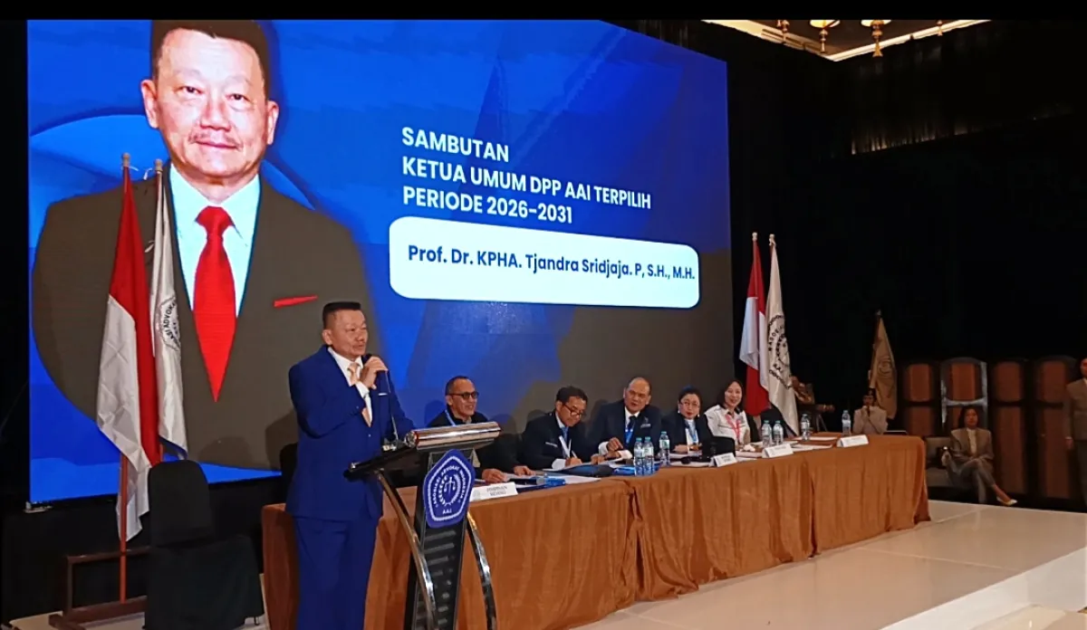 Prof Tjandra Sridjaja Terpilih Aklamasi Pimpin AAI, Siap Rangkul Semua Advokat