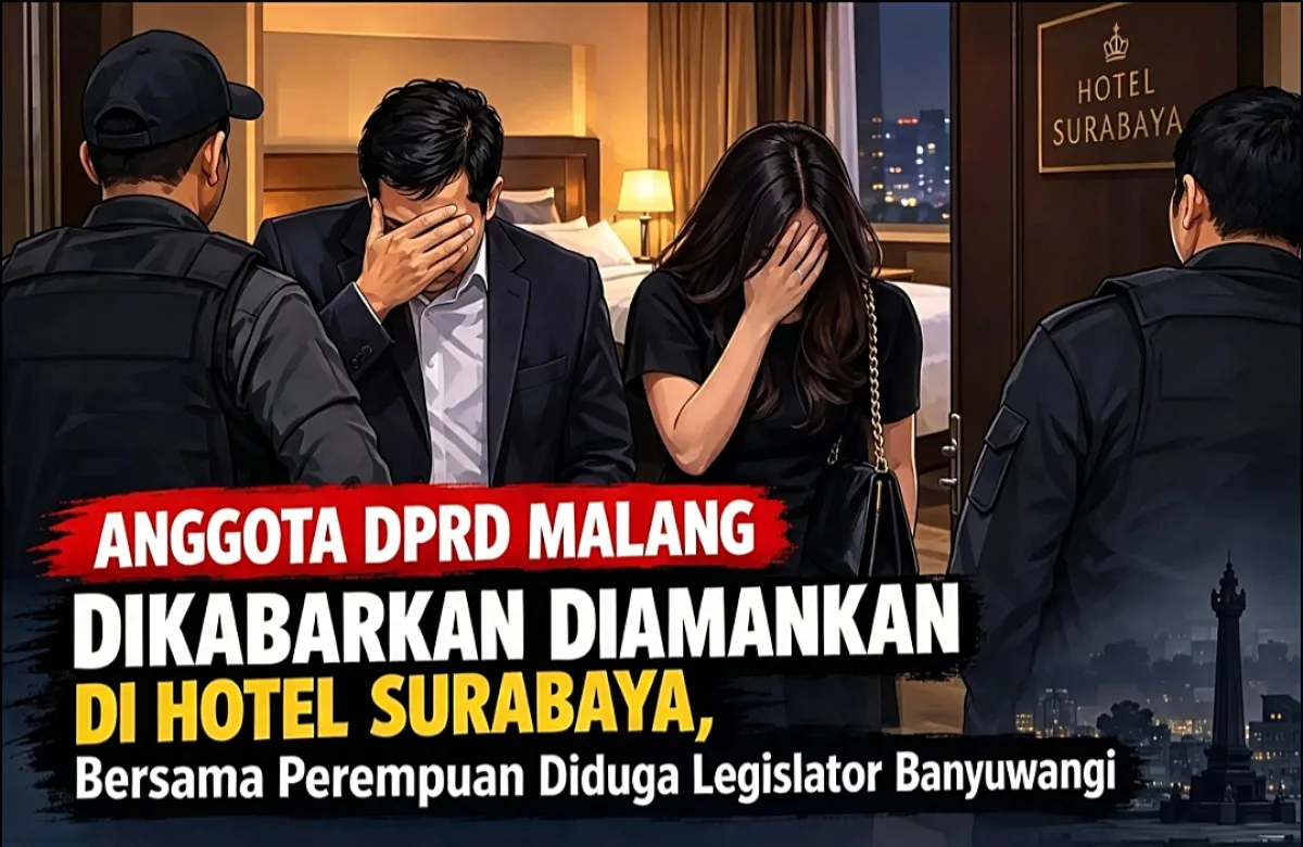 Anggota DPRD Malang Diamankan di Hotel Surabaya, Bersama Perempuan Diduga Legislator Banyuwangi