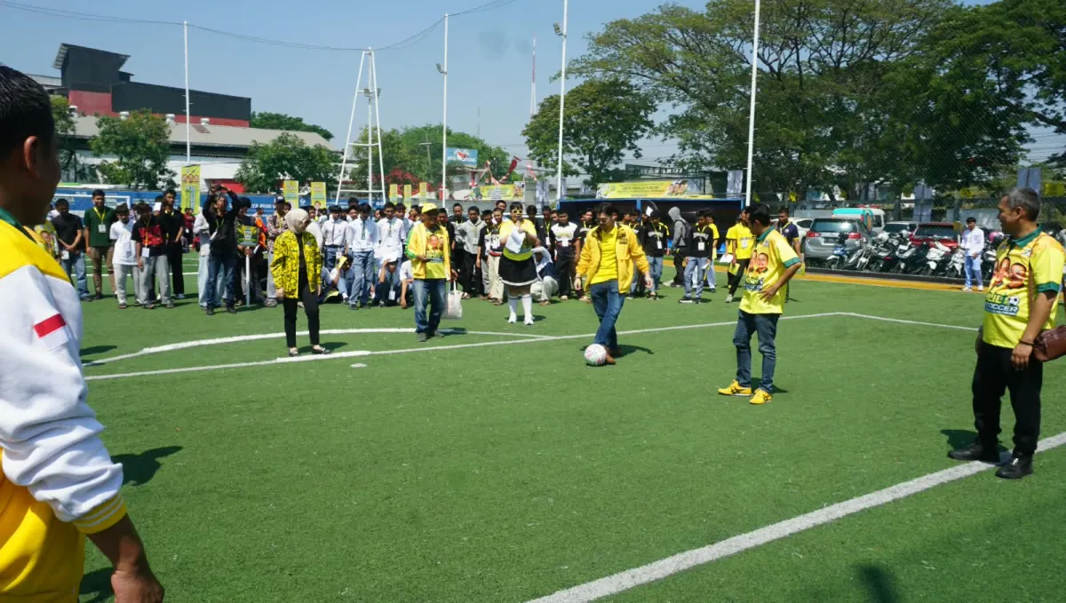 Buka Bahlil Mini Soccer Zona 7 Surabaya, Adella Kanasya Adies Tekankan Sportivitas dan Pembinaan Talenta Muda