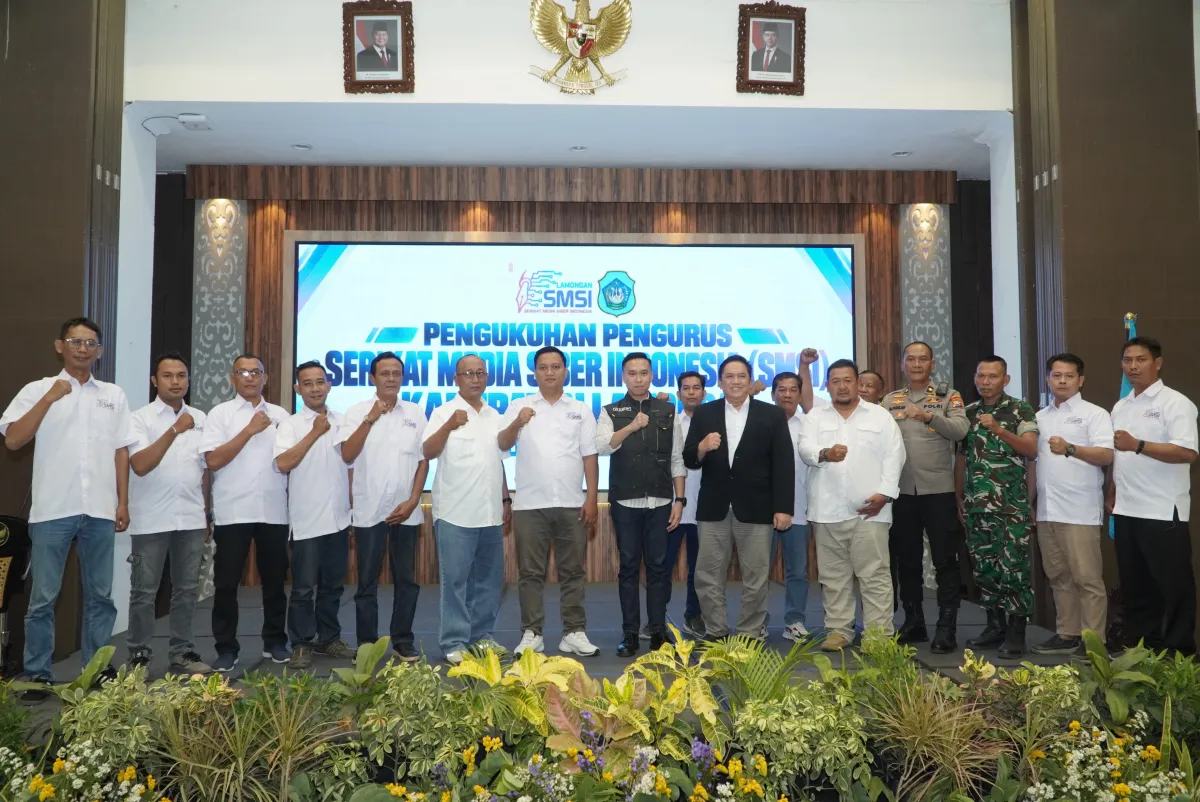 Pengurus SMSI Lamongan Periode 2026–2029 Resmi Dikukuhkan, Siapkan Program Literasi dan Jaga Desa