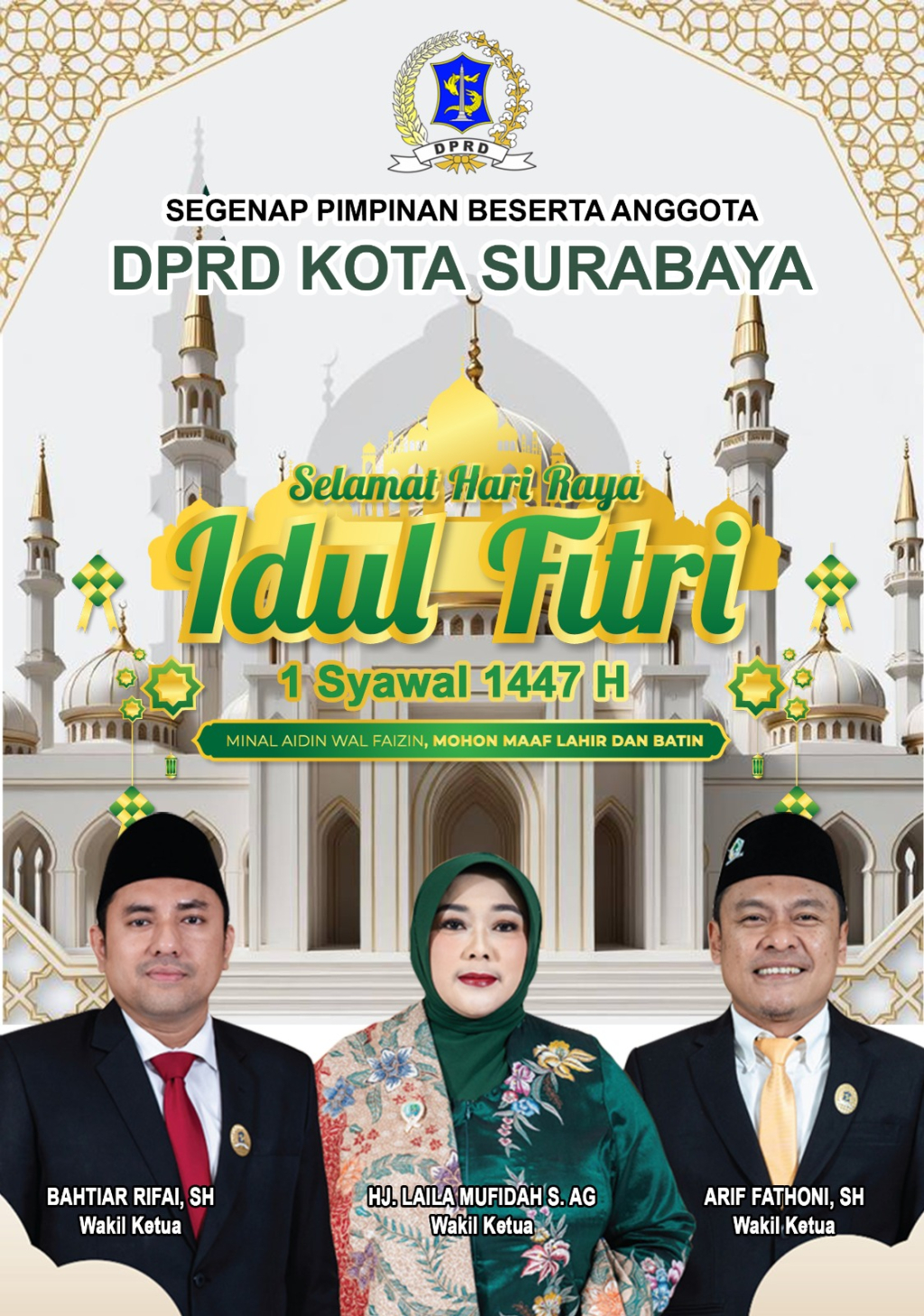 Dprd sby lebaran dalam